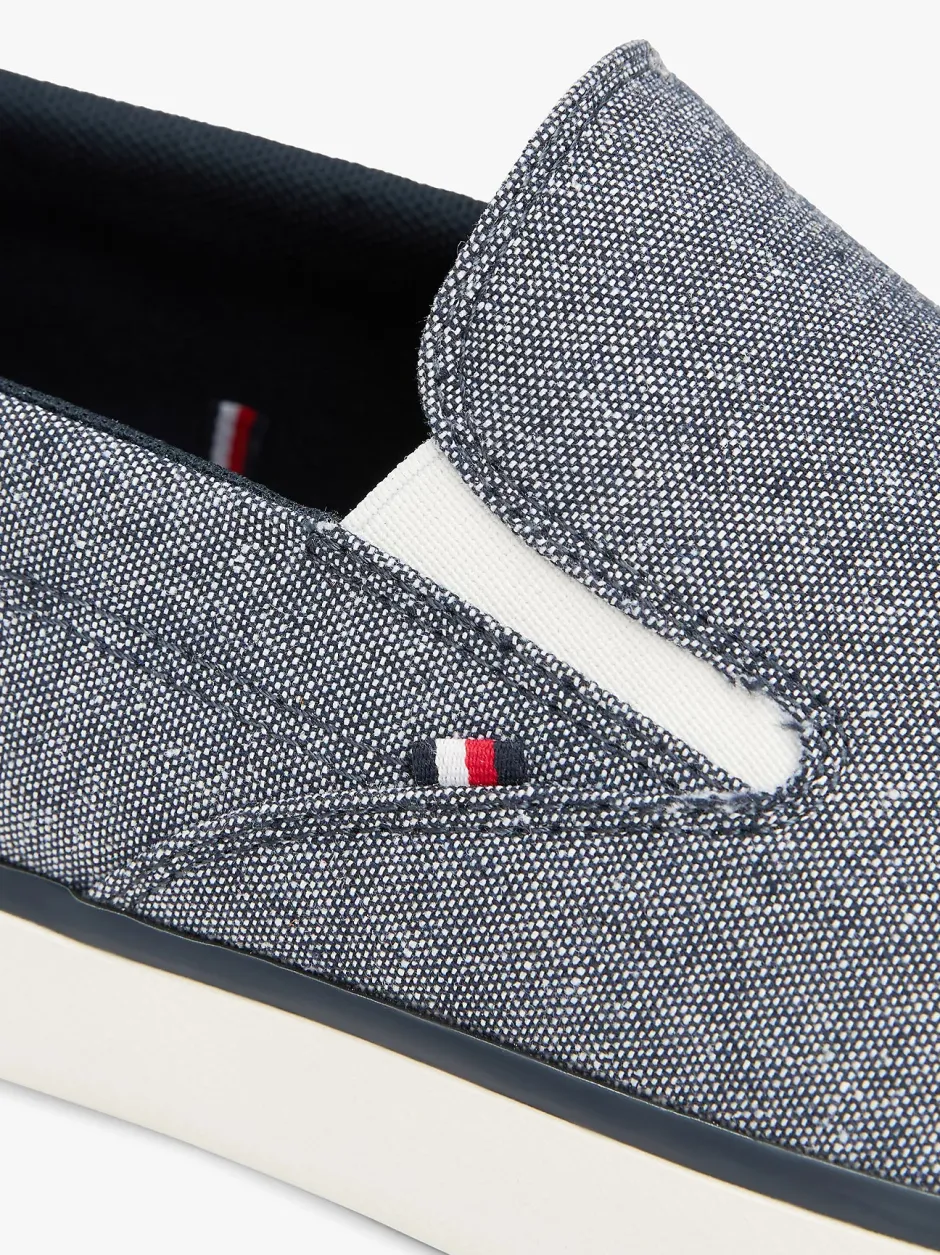 miesten lenkkarit, TH HI VULC LOW SLIP ON>Tommy Hilfiger Online