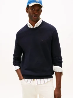 miesten neulepusero K ESSENTIAL STRUCTURE CREW,>Tommy Hilfiger Sale