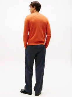 miesten neule, PIMA ORG CTN CASHMERE CREW NECK>Tommy Hilfiger Best