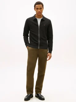 miesten neuletakki Seasonal Structure Zip Thru Polo,><noscript><img width=