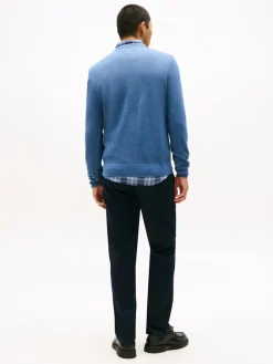 miesten neulepusero K ESSENTIAL STRUCTURE CREW NECK,>Tommy Hilfiger New