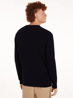 Miesten Neulepusero, STRUCTURE CREW NK>Tommy Hilfiger Discount