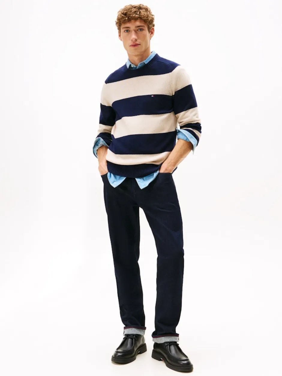 miesten neulepusero, CLAMBSWOOL CREW NECK>Tommy Hilfiger Hot