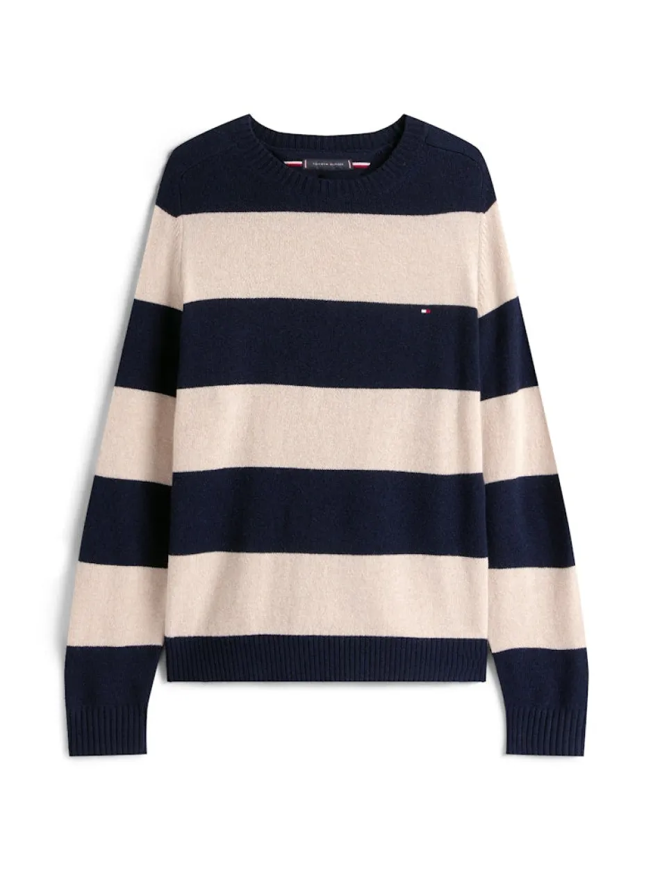 miesten neulepusero, CLAMBSWOOL CREW NECK>Tommy Hilfiger Hot
