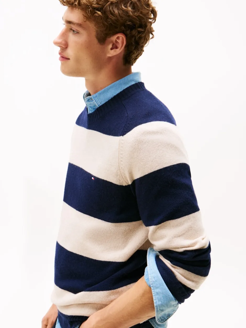 miesten neulepusero, CLAMBSWOOL CREW NECK>Tommy Hilfiger Hot