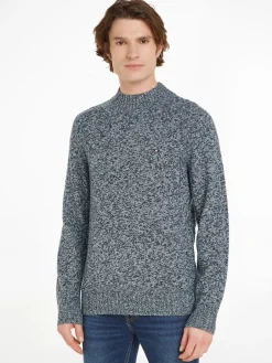 Miesten Neule, K MULTI HTR MERINO MOCK NK>Tommy Hilfiger Discount