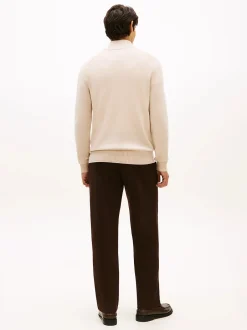 miesten neulepaita Lambswool Zip Mock,><noscript><img width=