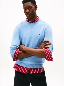 miesten neulepusero, CLAMBSWOOL CREW NECK>Tommy Hilfiger Discount