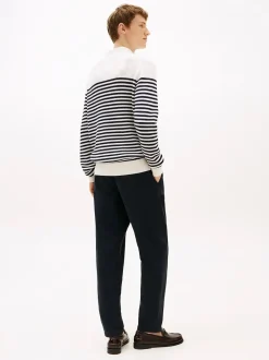 miesten neule, RACKING STRUCTURE HALF ZIP n>Tommy Hilfiger Outlet