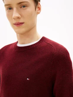 miesten neulepusero CLAMBSWOOL CREW NECK,>Tommy Hilfiger