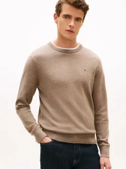 miesten neulepusero PIMA ORG CTN CASHMERE CREW NECK,>Tommy Hilfiger Sale