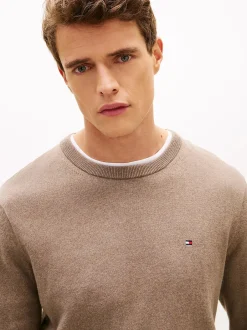 miesten neulepusero PIMA ORG CTN CASHMERE CREW NECK,>Tommy Hilfiger Sale