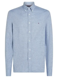 Miesten Paita, BRUSHED SOLID SF SHIRT>Tommy Hilfiger Best