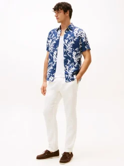 miesten pellavapaita, LINEN TROPICAL PRT SS RF SHIRT><noscript><img width=
