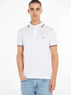 miesten pikee, 1985 RWB TIPPED>Tommy Hilfiger Clearance