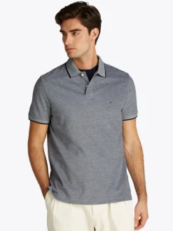 miesten pikeepaita, OXFORD TWO TONE TIPPED REG POLO>Tommy Hilfiger Discount