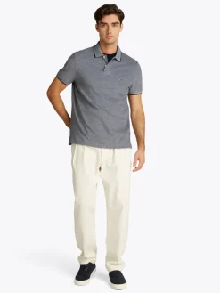 miesten pikeepaita, OXFORD TWO TONE TIPPED REG POLO>Tommy Hilfiger Discount