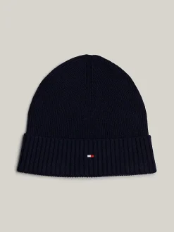 miesten pipo, TH FLAG PIMA COTTON BEANIE>Tommy Hilfiger New