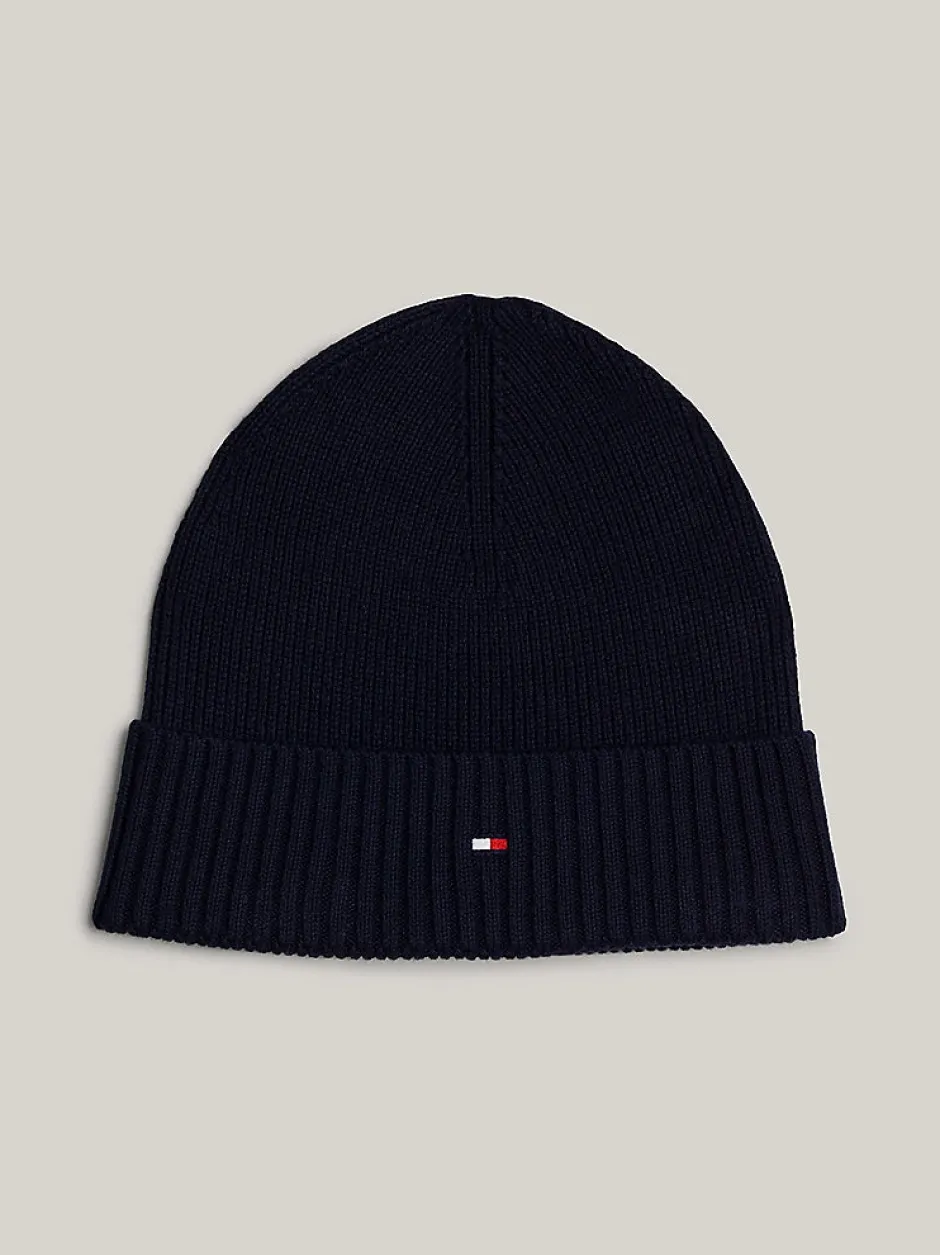 miesten pipo, TH FLAG PIMA COTTON BEANIE>Tommy Hilfiger New