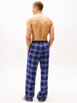 miesten pyjamahousut K FLANNEL PJ PANT WAISTBAND,>Tommy Hilfiger Best