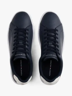 miesten tennarit, TH COURT LEATHER DETAIL ESS>Tommy Hilfiger Clearance