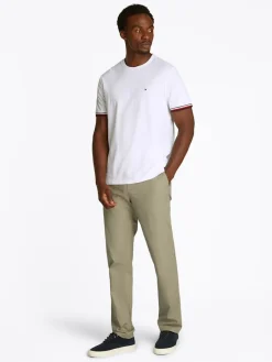 miesten t-paita, GLOBAL STRIPE CUFF TEE><noscript><img width=