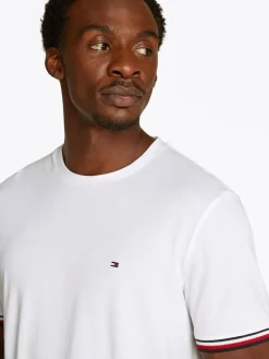 miesten t-paita, GLOBAL STRIPE CUFF TEE><noscript><img width=