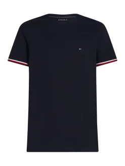 miesten t-paita, GLOBAL STRIPE CUFF TEE><noscript><img width=