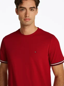 miesten t-paita, GLOBAL STRIPE CUFF TEE><noscript><img width=