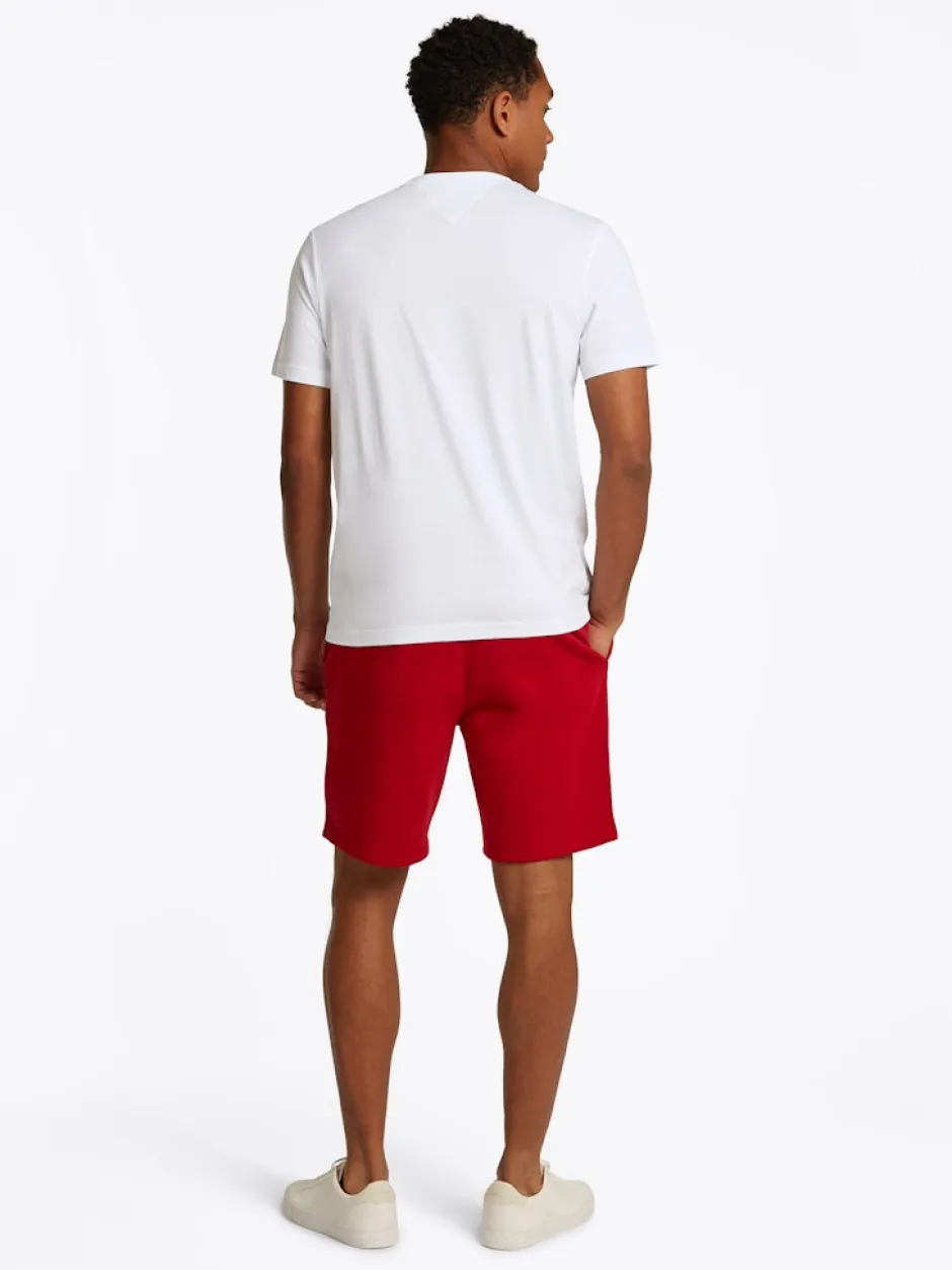 miesten t-paita, HILFIGER CENTER STACK LOGO TEE>Tommy Hilfiger Discount
