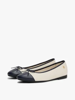 naisten balleriinat, TOE CAP LEATHER BALLERINA Beige Kuosi><noscript><img width=