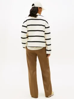 naisten collegepaita SCRIPT MDRN TERRY SWTSHRT, valkoinen raidallinen><noscript><img width=