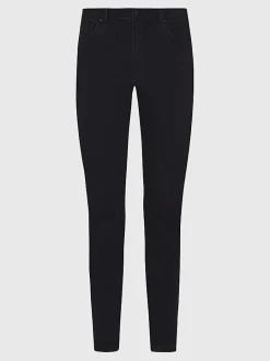 Naisten Farkut, TH FLEX HARLEM U SKINNY HW BLACK><noscript><img width=