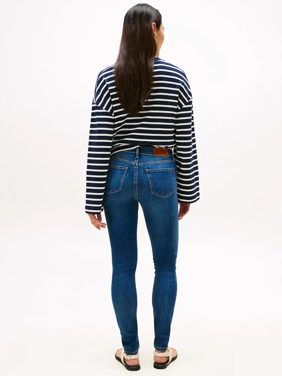 naisten farkut, FLO WIDE LEG JEANS Indigo>Tommy Hilfiger Hot