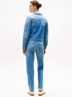 naisten farkkutakki, DNM SLIM JACKET UMA Indigo>Tommy Hilfiger Outlet