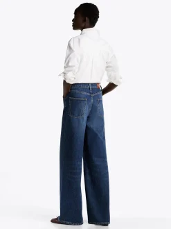 Naisten Farkut, WIDE LEG HW LOU Indigo>Tommy Hilfiger Best