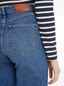 naisten farkut, RELAXED STRAIGHT HW JANE Indigo><noscript><img width=