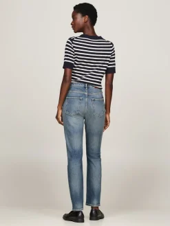 Naisten Farkut, SLIM CIGARETTE Indigo>Tommy Hilfiger Best