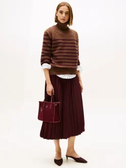 naisten hame, FLUID PLEATED PULL ON MIDI SKIRT>Tommy Hilfiger
