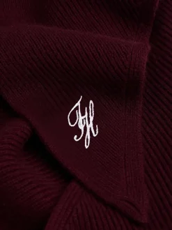 naisten huivi TOMMY SCRIPT CASH TRIANGLE SCARF,>Tommy Hilfiger Discount