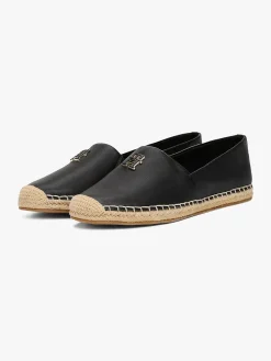 naisten kengät, TH LOGO LEATHER ESPADRILLE>Tommy Hilfiger