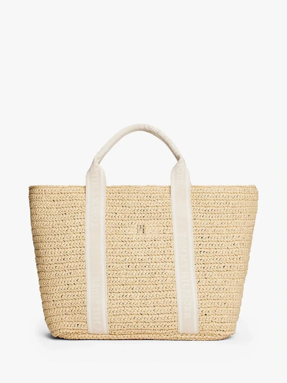 naisten laukku, TH SPRING LOGO TOTE>Tommy Hilfiger