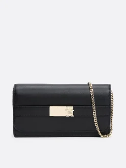 Naisten Lompakko, TH HERITAGE LRG FLAP CHAIN>Tommy Hilfiger New