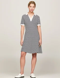 Naisten Mekko, F&F OPEN PLCKT LYCLL POLO DRESS n>Tommy Hilfiger