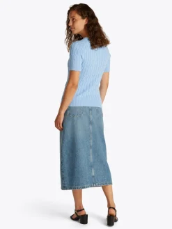 naisten neule, CO CABLE MID GG SS C-NK SWEAT><noscript><img width=