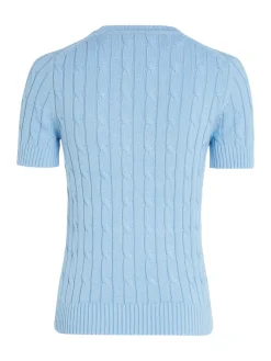 naisten neule, CO CABLE MID GG SS C-NK SWEAT><noscript><img width=