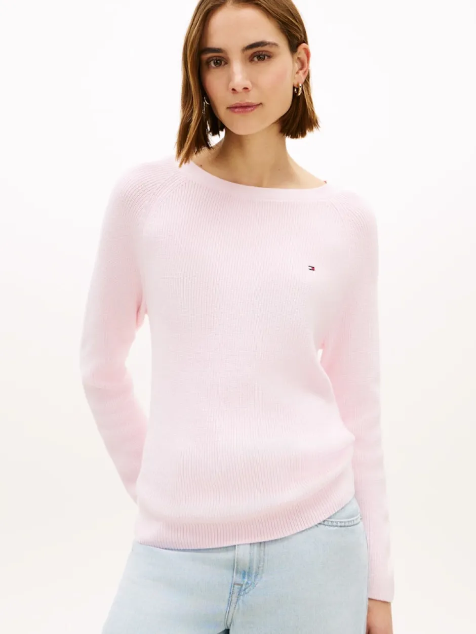 naisten neulepusero Cardi Fine GG LS Boat Neck Sweater,>Tommy Hilfiger Hot