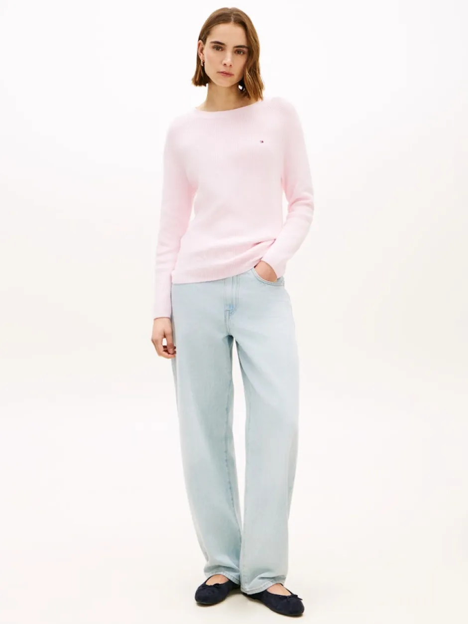 naisten neulepusero Cardi Fine GG LS Boat Neck Sweater,>Tommy Hilfiger Hot