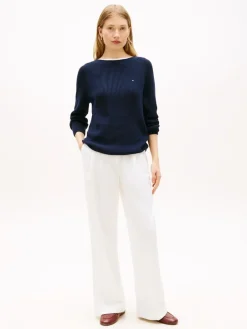 naisten neulepusero Cardi Fine GG LS Boat Neck Sweater,><noscript><img width=