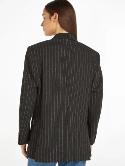 Naisten Oversize-bleiseri Liituraitakuosilla, OVERSIZED PREP PINSTRIPE BLAZER>Tommy Hilfiger Outlet
